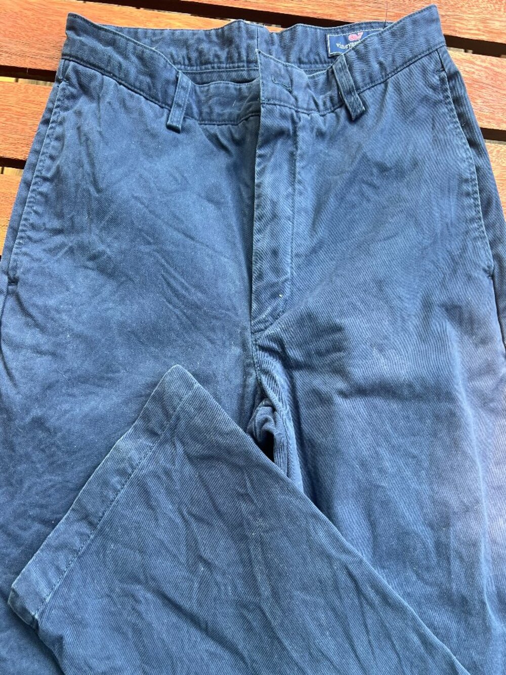 Vineyard Vines blue khaki pants 30x32 cotton nautical preppy